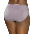 thumbnail image 3 of Women's Vanity Fair 13108 Illumination Hi-Cut Brief Panty (Lilac Chalk 6), 3 of 4