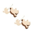 thumbnail image 6 of HOMEMAXS 40 pcs Wood Bird Cutouts Unpainted Wood Bird Slices with Rope Mini Wooden Bird Shaped Slices Embellishments Unfinished Wood Ornaments for Christmas Home Decorations, 6 of 8