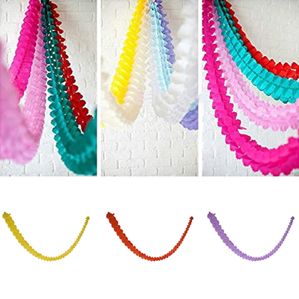 3m Paper Garland Happy Birthday Bunting Banner Wedding Party for Hanging Dec 