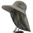 thumbnail image 1 of Sombrero transpirable con protección solar para exteriores para hombres y mujeres, sombrero de diablo, parasol con protección UV, sombrero de pescador, chal, sombrero para exteriores, 1 of 6