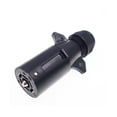 thumbnail image 1 of Rv 7 Pin Trailer Plug Detachable 7 Way Round Rv-style Trailer Side Connector 7 Pin Trailer Wiring P, 1 of 5