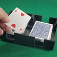 thumbnail image 7 of Black 2 deck Cardian Deluxe Revolving or Swivel Plastic Playing Card Tray with metal spinner for rotating - Made in U.S.A., 7 of 7