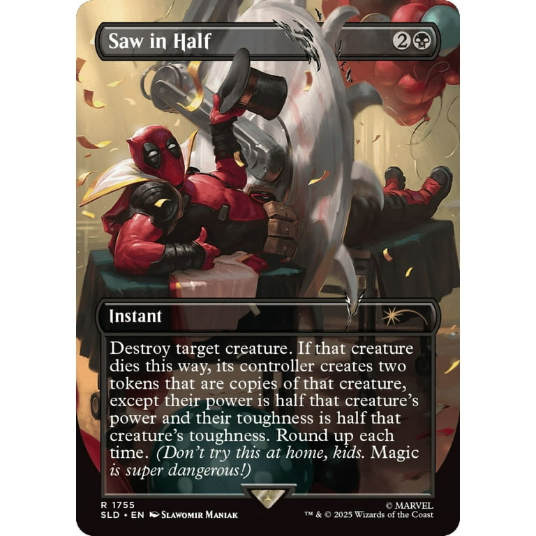 MTG SLD secret lair x MARVEL foil デッドプール Magic the Gathering Secret Lair x Marvel's Deadpool (Foil