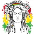 thumbnail image 3 of Ambesonne Rasta Duvet Cover Sets, Grunge Flag Colors Reggae, 2-King, Red Marigold and Green, 3 of 3