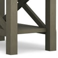 thumbnail image 6 of Simpli Home Kitchener Solid Wood Narrow End Table with Storage in Farmhouse Gray, 6 of 11