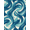 Blue Multi, Pattern 1, variant on ODIKA 8'x10' Washable Area Rug Non-Slip Chair-Friendly Mat Contemporary Abstract Art With Asymmetrical Geometric Accents for Dining Room, Large Office, Lounge