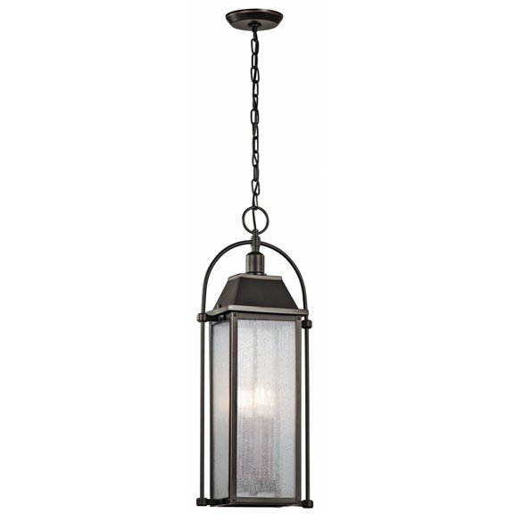 Harbor Row 4-Light Outdoor Hanging Pendant in Olde Bronze