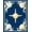 Blue Cream Gold, Pattern 16, variant on ODIKA 8'x10' Washable Area Rug Durable, Non-Slip Starfish Ocean Nautical Wave Seashell Border Bathroom Coral Reef for Living Room, Under Sectional, Family