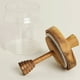 thumbnail image 4 of Tarro de miel Tarro de vidrio para miel con cucharón de madera Recipiente para miel de cocina Olla para jarabe, 4 of 6