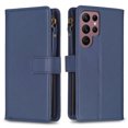 thumbnail image 2 of Compatible with Samsung Galaxy S22 Ultra 5G Premium PU Leather Wallet Case with 9 Card Slots Zipper Pocket and Hand Strap, 2 of 5