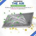 thumbnail image 4 of Bagean Stove Hood Vent Filter 8.50" x 11.25" LL62F Charcoal Grease Combo - Fits Ductless Broan Range Hood Filter Replacement - Metal Screen Filters G, 4 of 6