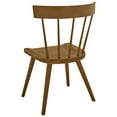 thumbnail image 6 of Side Dining Chair, Walnut, Wood, Modern Contemporary Farmhouse Coastal, Kitchen Room Cafe Bistro Restaurant Hospitality, 6 of 8
