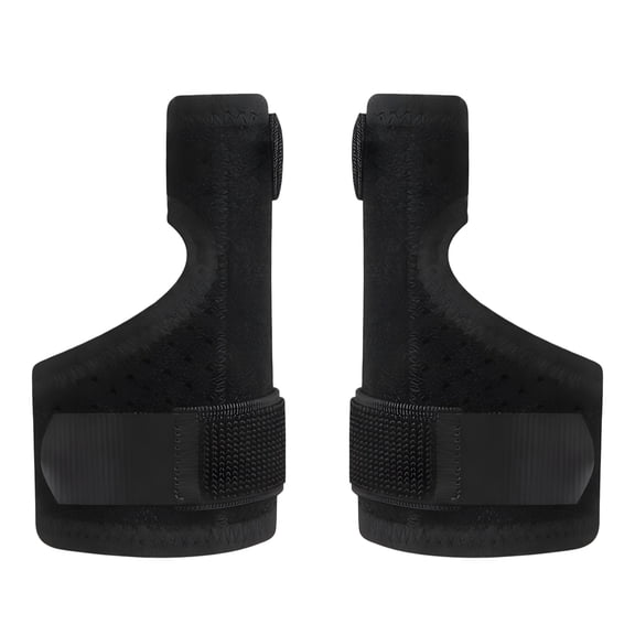 2 Pcs Adjustable Toe Splint, Hammer Toe Straightener & Corrector, Broken Toe Support, Fabric Cushioned Splint for Overlapping, Curled, Bent Toes, 7.1 x 5.9 x 0.8 in / 18 x 15 x 2 cm