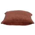 thumbnail image 3 of Parkland Collection Aleta Transitional Quilted Burnt Orange Throw Pillow, 3 of 3