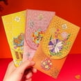 thumbnail image 2 of Zhuge 4Pcs Chinese Red Envelopes Lucky Money Envelopes New Year Great Forture-Pink, 2 of 5