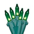 thumbnail image 1 of Holiday Time 100-Count Green Incandescent Mini Christmas Lights, with Green Wire, 19.2', 1 of 5