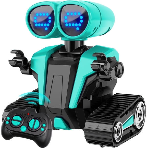 Mando a distancia recargable Robot Toy MindPal Emo, color verde