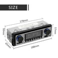 thumbnail image 5 of Reproductor MP3 para coche BT Vintage Radio reproductor MP3 estéreo USB AUX coche estéreo Audio U di Tomshoo Reproductor MP3 para coche, 5 of 5