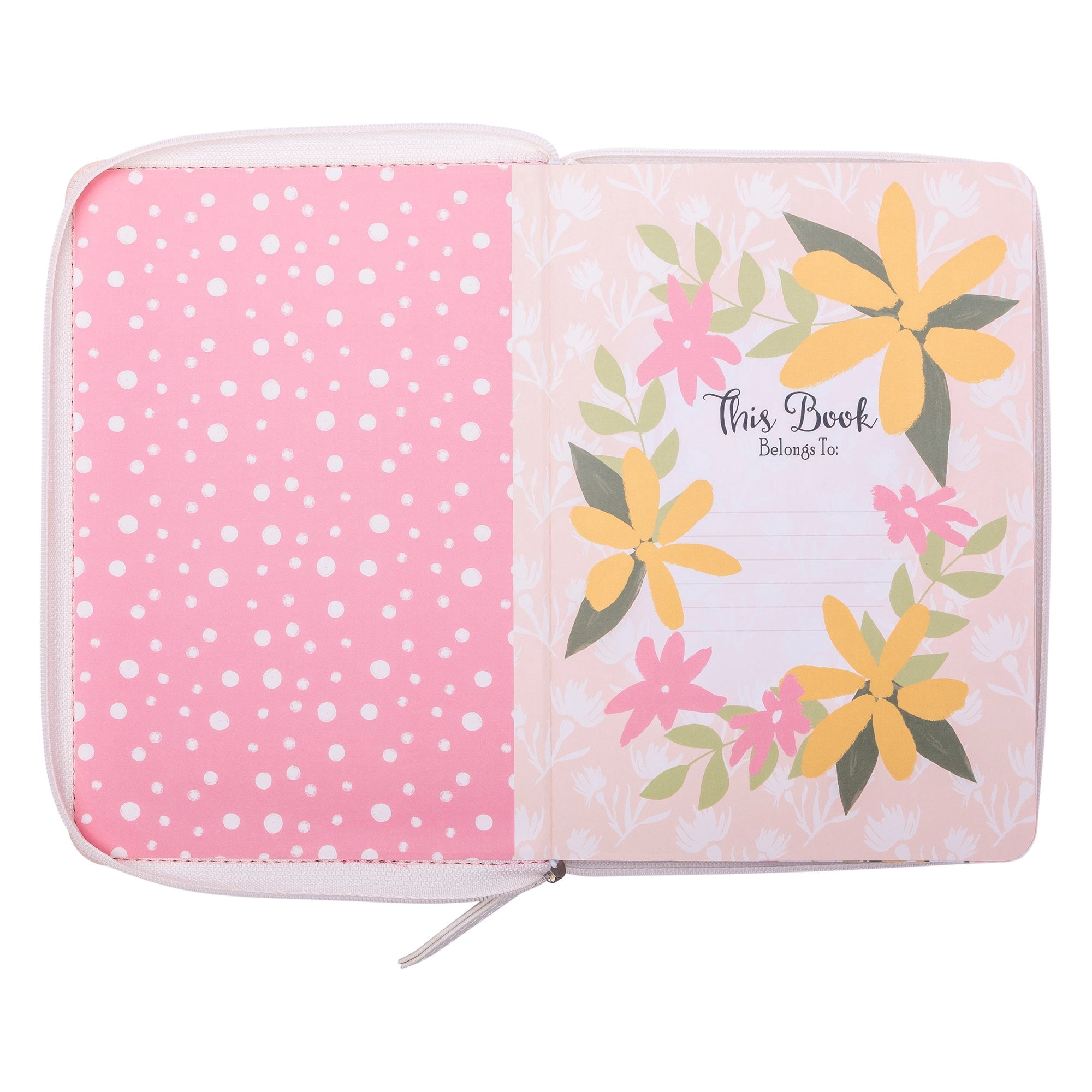 Zippered Faux Leather Journal: Kindness Matters Ephesians 4:32