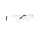thumbnail image 2 of Versace VE 1280 Metal Womens Cat-Eye Eyeglasses Pale Gold 53mm Adult, 2 of 3