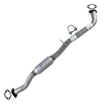 Stainless Steel Exhaust Resonator Pipe Fits Nissan 350Z 2003-2007 3.5L - Direct Fit