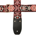 thumbnail image 3 of Henry Heller Jacquard Deluxe Series Guitar Strap Red, 3 of 5