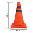 thumbnail image 2 of Collapsible Traffic Cones Multi Purpose Pop up Reflective Safety Cone（4 Pack）, 2 of 2