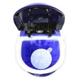thumbnail image 3 of Pyle Upgraded Version Portable Washer - Top Loader Portable Laundry, Mini Washing Machine, Quiet Washer, Rotary Controller, 110V - for Compact Laundry, 4.5 Lbs. Capacity, Translucent Tubs - PUCWM11.5, 3 of 8