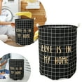thumbnail image 1 of CJiaWei Patterned Laundry Hamper Without Lid Lightweight Dirty With Modern Design Breathable Open Top For Bedroom Bathroom Or Laundry Room Use, 1 of 4