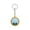 C 1PC, variant on 6PC Glowing Dumpling Keychain Crisp Clicker Sound Touch Sensing Glowing Dumpling Stress Relief Clicker Keychain for Hard Anxiety & Focus Quiet for Adults At Work Travel Home