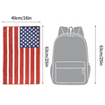 thumbnail image 5 of Evlmd 2 PCS Sand-Free Microfiber Beach Towel, 16" x 25", USA Flag Design, Quick Dry Lightweight Towel, Soft & Absorbent, Compact Travel Towel for Beach & Pool, 5 of 7