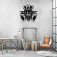 thumbnail image 2 of Craftnamesign Fireman Metal Wall Art LED Light, Personalized Fireman Metal Sign Home Decor, 2 of 5