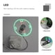 thumbnail image 2 of EeaseMX 1 mini ventilador portátil con reloj y pantalla de tiempo, USB, para el hogar., 2 of 7