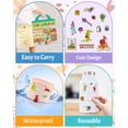 thumbnail image 7 of Reusable Sticker Books for Toddler Toys Age 2-4, Window Clings for Kids, Educational Stickers Toy for Toddlers Boys Girls Gifts - Busy Market Stickers, 7 of 7