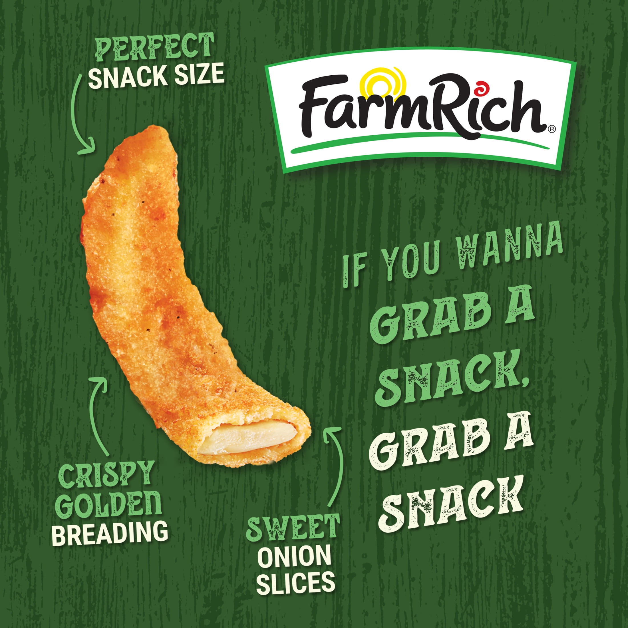 Farm Rich Sweet Onion Petals with Aussie Dipping Sauce, 15 oz (Frozen Snacks and Appetizers)