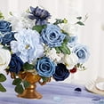 thumbnail image 5 of Dusty Blue Flowers Combo for DIY Wedding Bridal Bouquets Centerpieces Home Decorations, 5 of 9