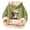 GN2, variant on Big Girls Hoodies with Print Designs Long Sleeved Sweatshirt Tops Size 9-10T , Green