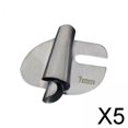 thumbnail image 1 of 5x Pie para Dobladillo Enrollado para Coser, Prensatelas para Dobladillo Enrollado, Hogar, Máquina de Coser, Repuestos de Metal, Prensatelas para Máqu 5 piezas, 1 of 9