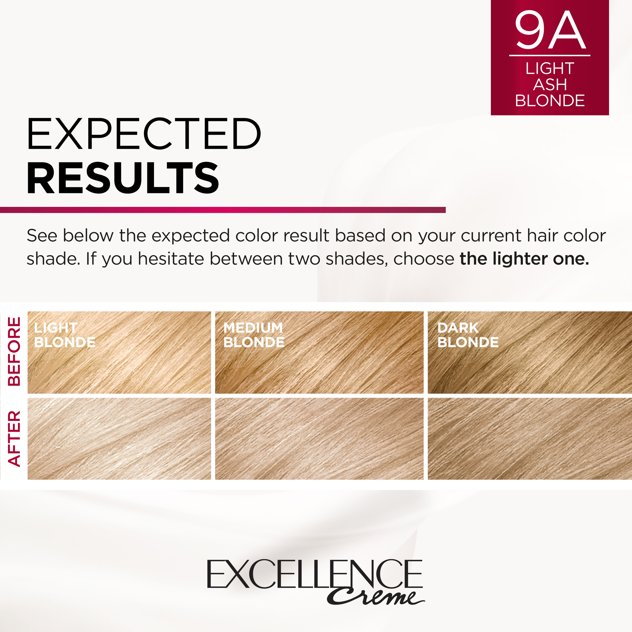 L'Oreal Paris Excellence Creme Permanent Hair Color, 9A Light Ash Blonde - image 5 of 8