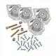 thumbnail image 1 of Placas de montaje para patas de mesa,Juego de placas de montaje para patas de muebles en ángulo,placas de fijación para patas de mesa Hardware de montaje,Soportes de montaje para patas de, 1 of 8