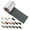 Dark Grey No.1, variant on Leather and Vinyl Repair Tape 3x60 inch, Strong Adhesion Backing Self Adhesive Vinyl and Leather Repair Kit for Car Seat, Couch, Furniture, Jacket. Bonded Leather Repair Roll
