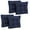 Azul, variant on 19-inch Squared Spun Polyester Tufted Dining Chair Cushion (Set of Four)