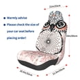 thumbnail image 3 of Wukai Dreamcatcher With Owl Full Set Car Seat Covers with Soft Padding Universal Auto Front Seats Protector and Cushion Mat, 3 of 5