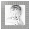 thumbnail image 2 of ArtToFrames 20" x 20" Steel Ripple Brushed Picture Frame, 20x20 inch Silver Wood Poster Frame (WOM-5269),  Pack, 2 of 7