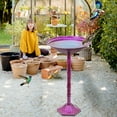thumbnail image 4 of Bird Bath for Outside with Pedestal, Vintage Freestanding Garden  Birdbaths & Birdfeeder, Birdbaths Bowl Bird Baths for Outdoors Yard Garden Lawn Decor, Upgrade Dual-use Base, 4 of 12
