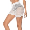 thumbnail image 5 of PIKADINGNIS Women Crochet Cover Ups Swim Pants Knitted Hollow Out Bottom Fishnet Sexy Bikini Swimsuit Beach Pants Swimwear, 5 of 6