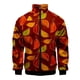 thumbnail image 5 of Chaqueta con cuello alto y cremallera con estampado digital 3D de hojas hawaianas para hombre y mujer, chaquetas de manga larga, ropa de calle de moda para hombre, 5 of 5