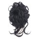 thumbnail image 1 of Banda para el cabello con bolas de barba larga, diadema portátil despeinada, buena flexibilidad, círculo de cabello desordenado para niñas, cabeza de negro, 1 of 9