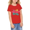thumbnail image 3 of Phcqqok Fourth of July Shirt First Day of School Shirt Kindergarten Tee for Toddler Girls Cute Back To School Top Comfortable Youth Apparel 5-6 Years, 3 of 3