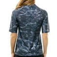 thumbnail image 3 of Aqua Design Rashguard Swim Shirts for Women UPF50+ Short Sleeve Rash Guard Shirt: Black Water size 6X-Large, 3 of 5